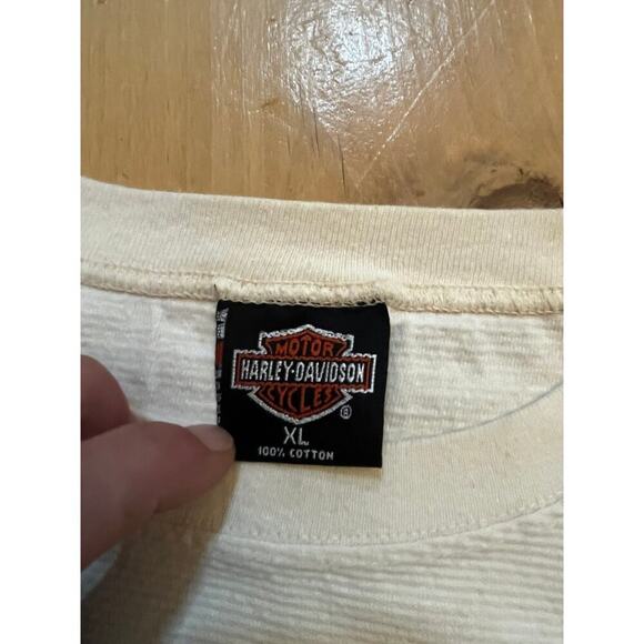 Vintage 1998 Harley Davidson Men's T-shirt. Jones Little Rock Arkansas XL. thick - Picture 4 of 6